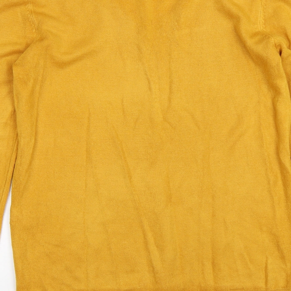 Primark Womens Yellow Pullover Jumper Size M
