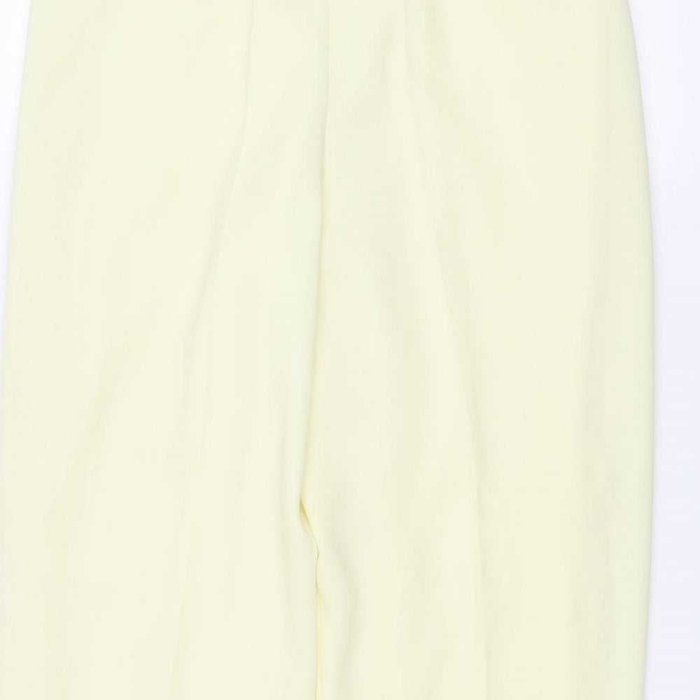 Libra Womens Yellow Trousers Size 10 L25 in