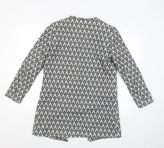 H&M Womens Black Jacket Coat Size 8