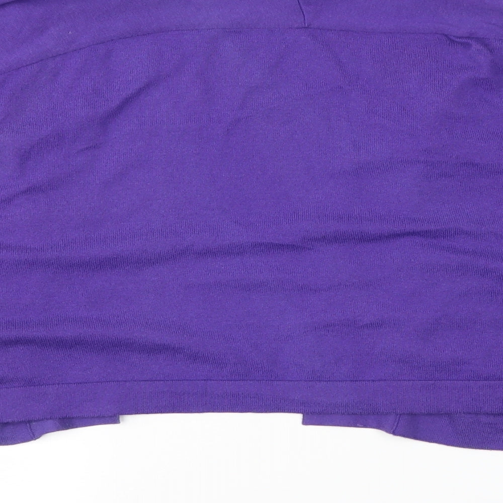 Limited Collection Womens Purple Cardigan Jumper Size L