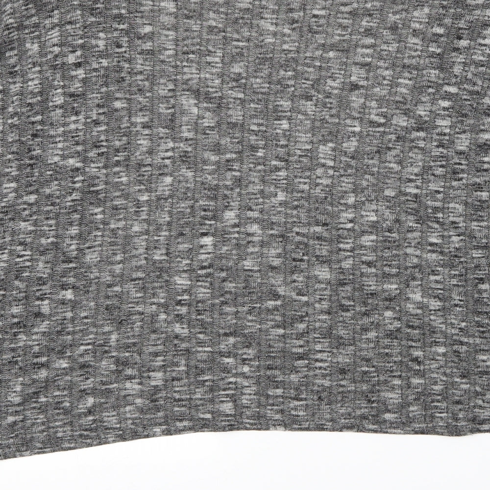 BDG Womens Grey Striped Cardigan Jumper Size XS