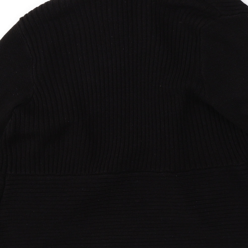 H&M Womens Black Cardigan Jumper Size L
