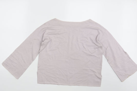 Preworn Womens Pink Pullover Sweatshirt One Size