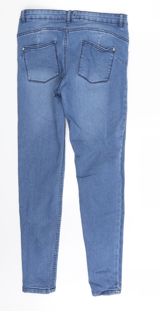 Select Womens Blue Denim Skinny Jeans Size 12 L26 in