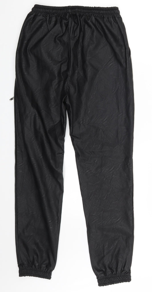 Today Womens Black Jogger Trousers Size 8 L26 in