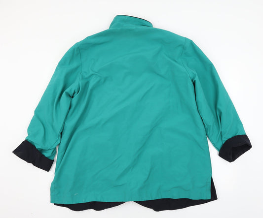Heather Valley Womens Blue Jacket Size 18