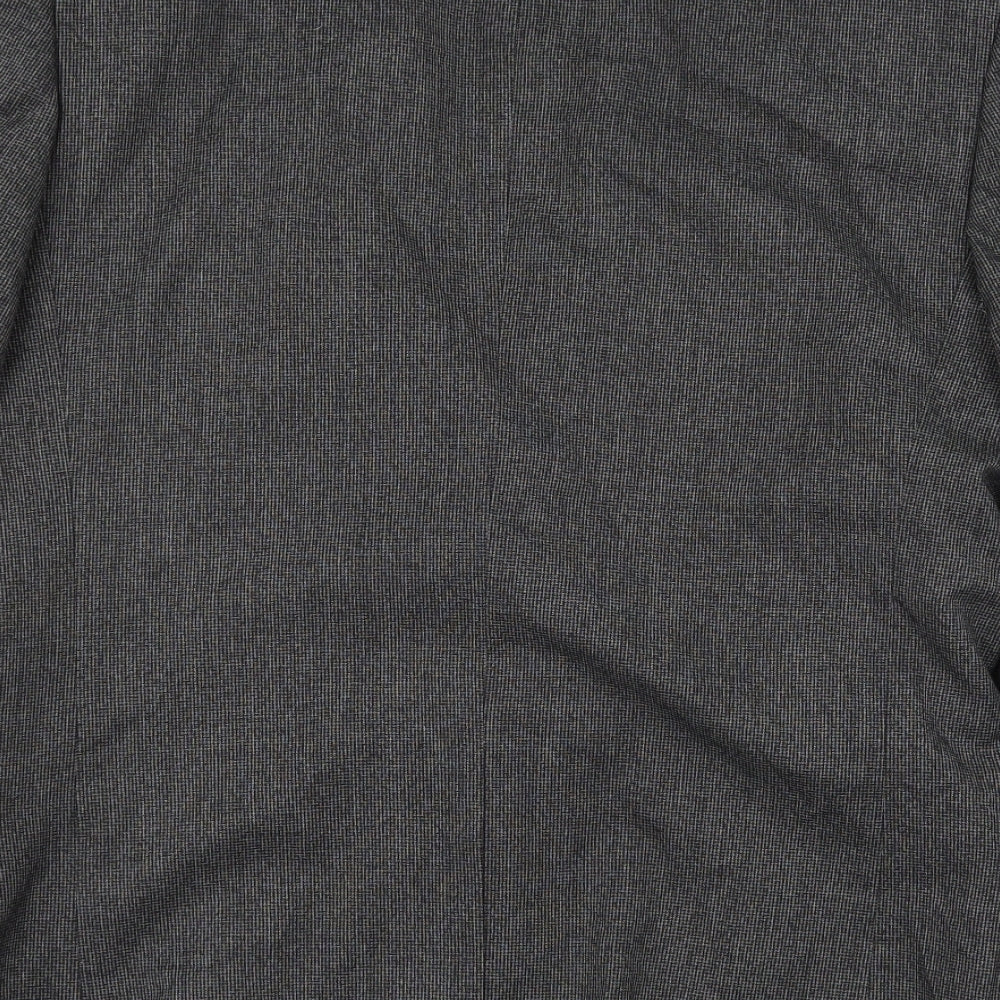 Cedar Wood State Mens Grey Jacket Suit Jacket Size L