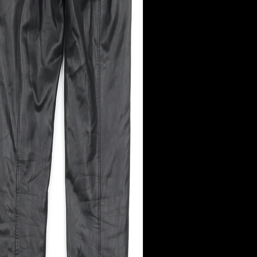 New Look Womens Black Capri Trousers Size 8 L26 in
