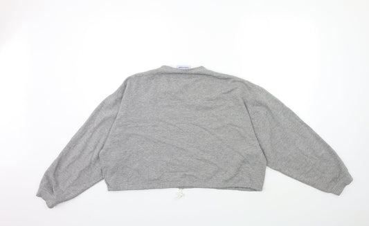 Blue Rinse Mens Grey Pullover Sweatshirt Size XL