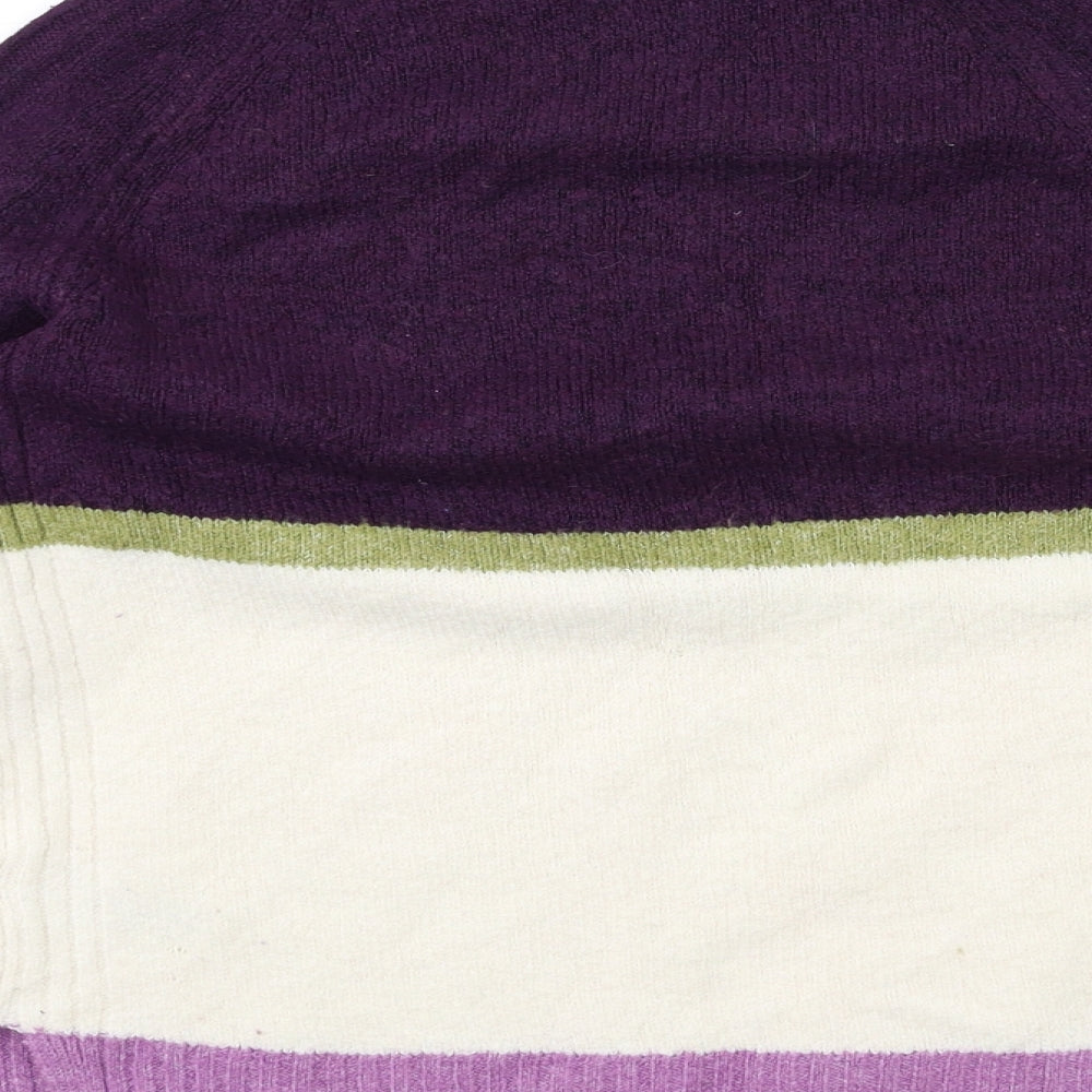 Marks and Spencer Womens Purple Knit Pullover Jumper Size XS