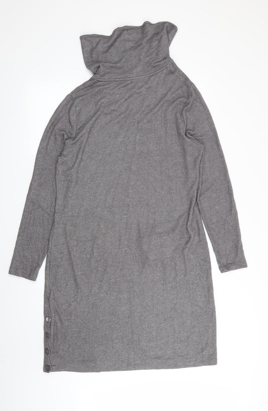 Viz A Viz Womens Grey Jumper Dress Size M