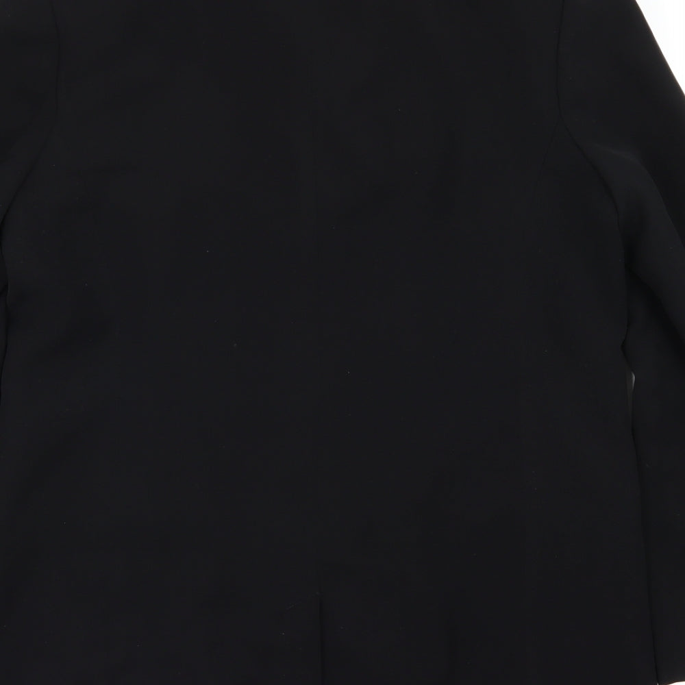 Preworn Womens Black Jacket Blazer Size 10
