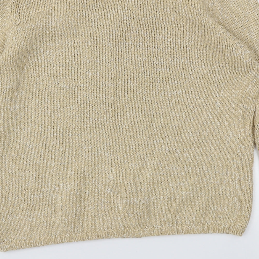 M&S Womens Beige Pullover Jumper Size 16