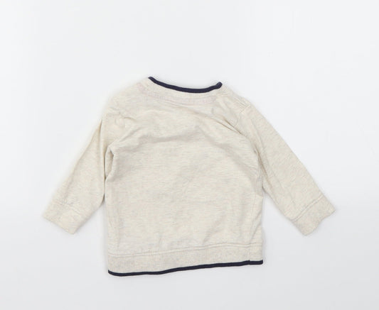 George Boys Ivory Pullover Jumper Size 0-3 Months