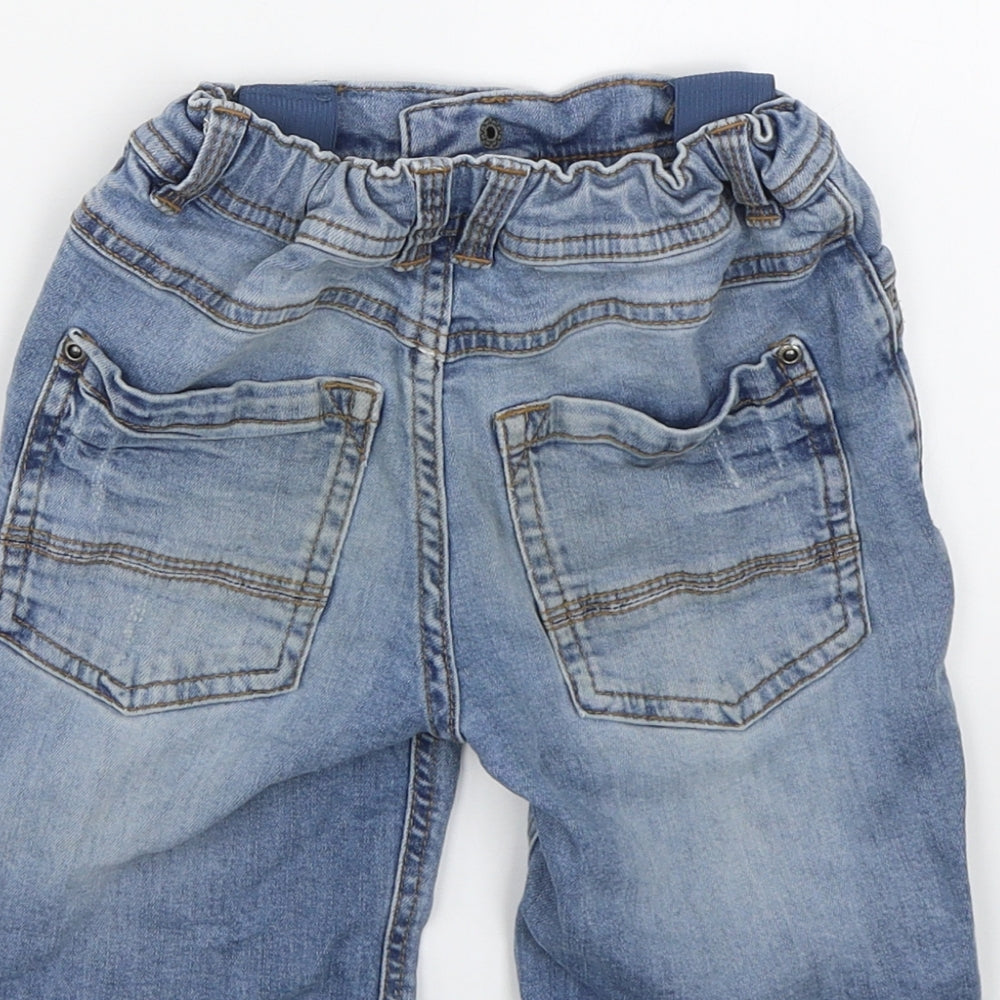 Vertbaude Boys Blue Denim Bermuda Shorts Size 6 Years