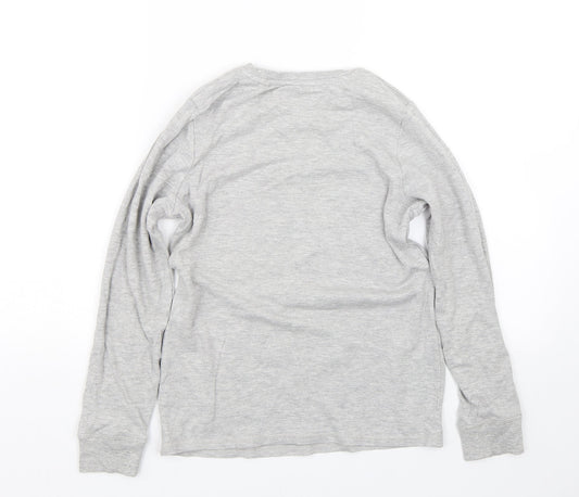 NEXT Boys Grey Pullover Sweatshirt Size 11 Years - Christmas