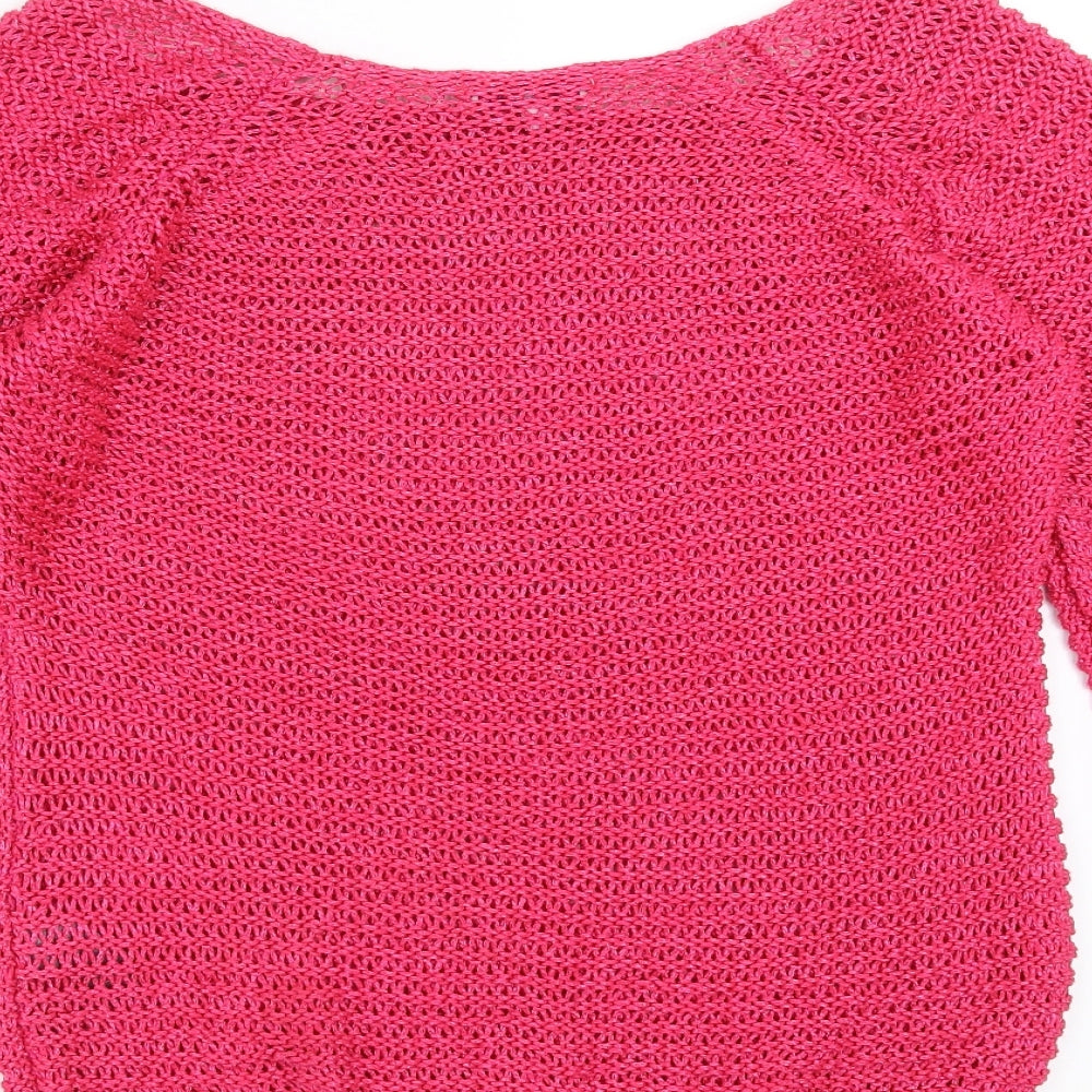 Marks and Spencer Womens Pink Pullover Jumper Size M