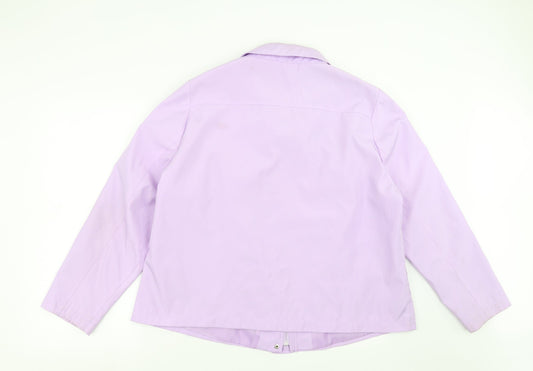 BM collection Womens Purple Jacket Size L