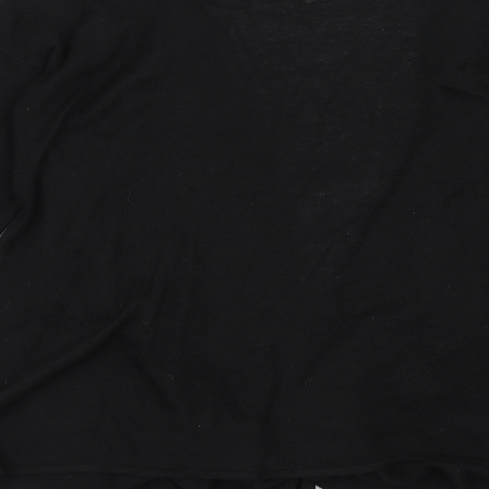 H&M Womens Black Knit Cardigan Jumper Size M