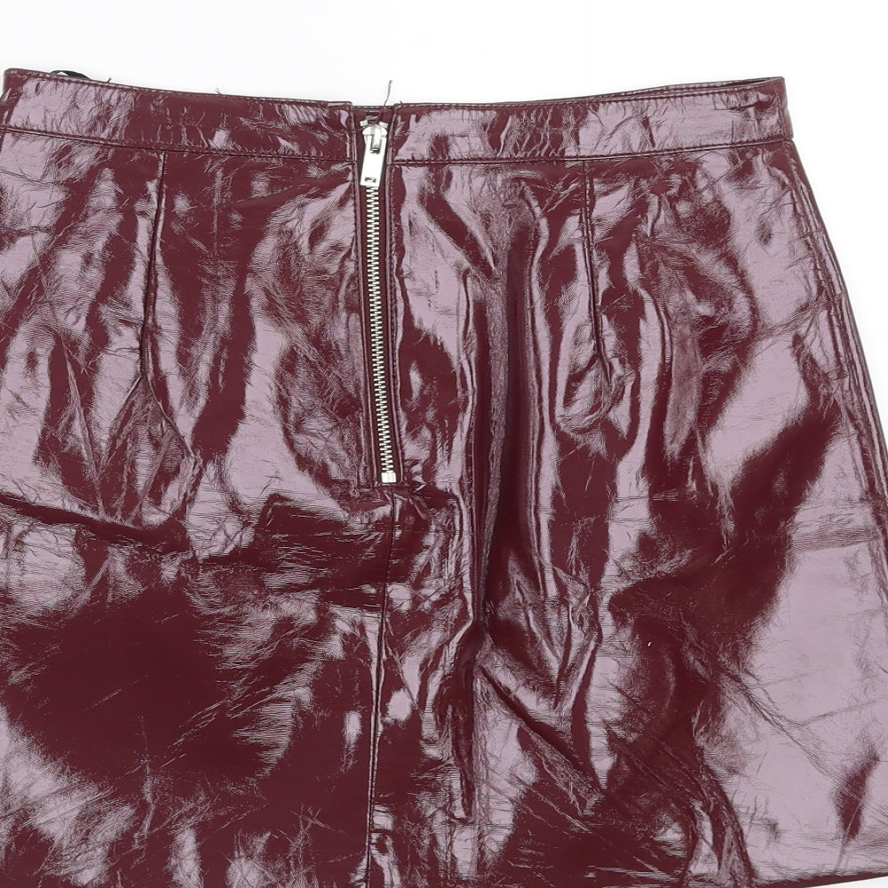 Miss Selfridge Womens Purple A-Line Set Size 8