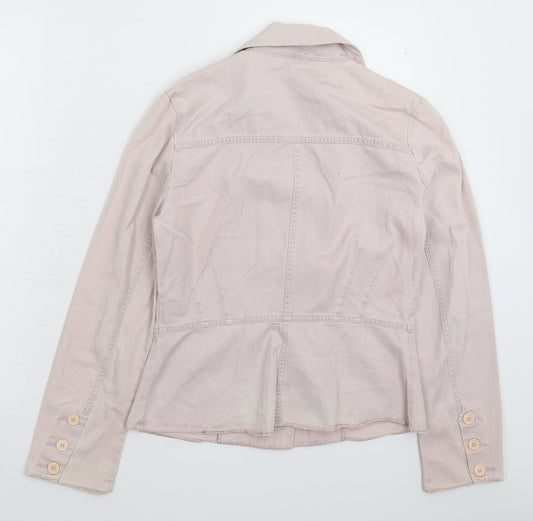 Bay Womens Grey Jacket Blazer Size 10