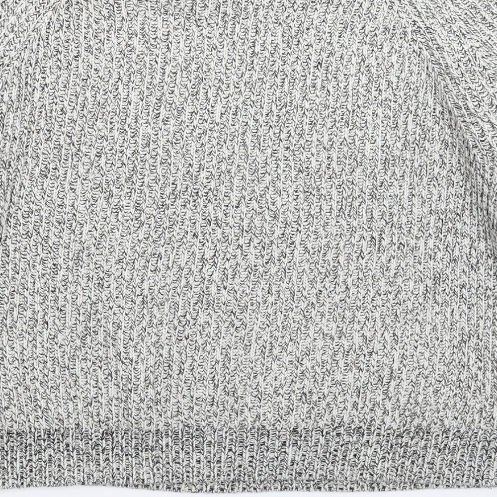 H&M Womens Grey Knit Pullover Jumper Size L