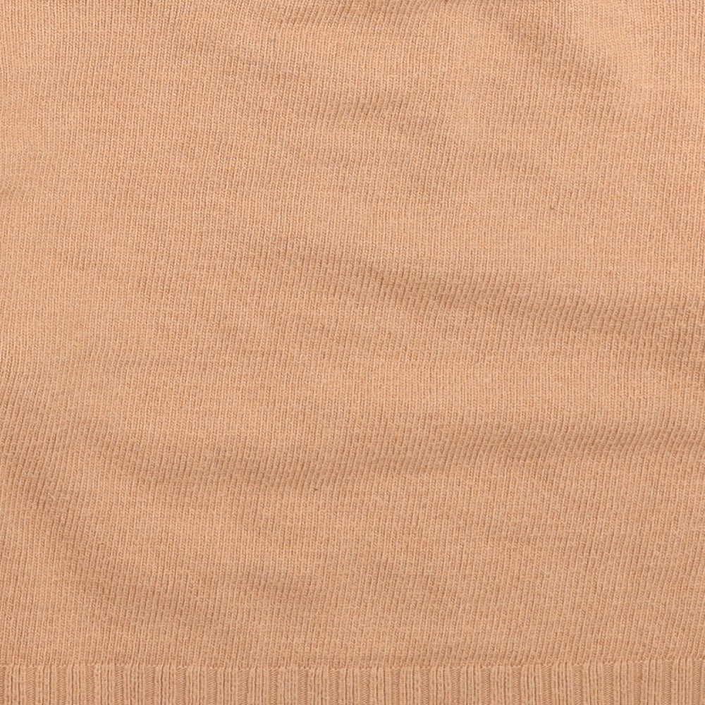 H&M Womens Beige Knit Pullover Jumper Size L