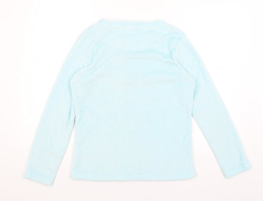 Love to Lounge Womens Blue Solid Top Pyjama Top Size 8 - Polar Bear