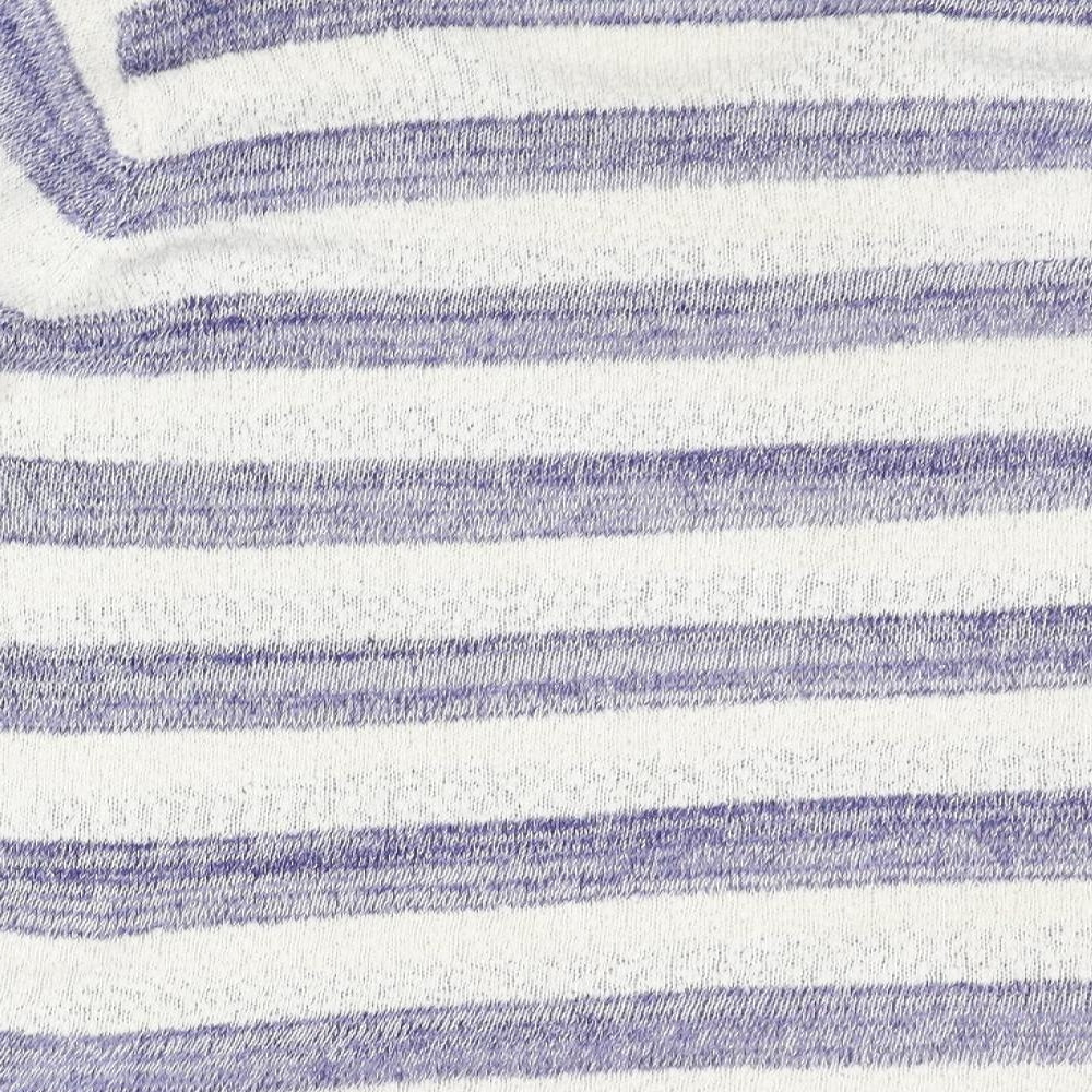 Originals Womens Blue Striped Pullover Jumper Size L - washable mark