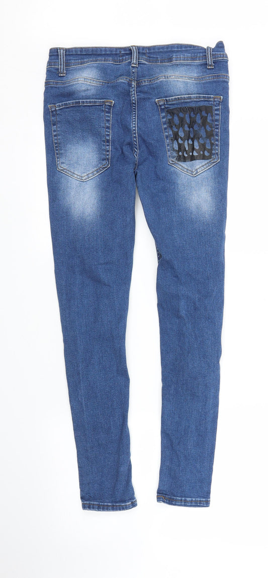 IGA Womens Blue Denim Skinny Jeans Size 26 in L26 in