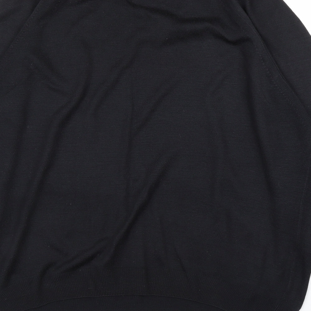 Essentials Womens Black Pullover Jumper Size M