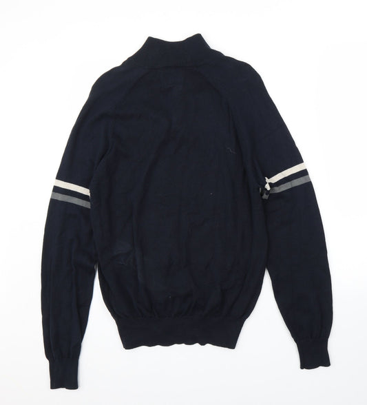 Blue Harbour Mens Blue Pullover Jumper Size S