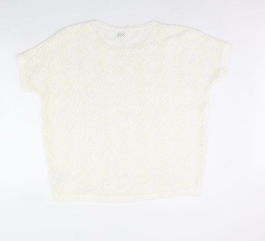 Damart Womens Ivory Basic Blouse Size 18