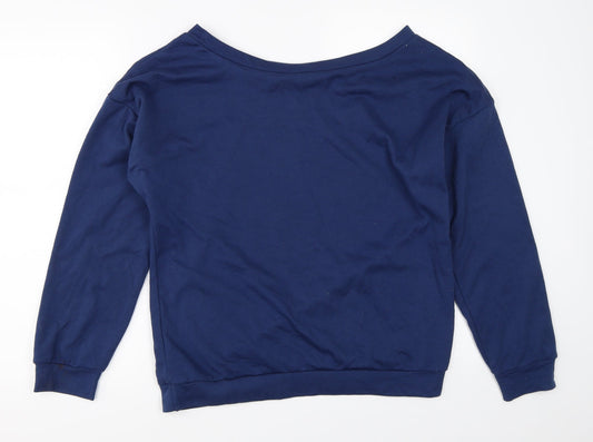 Preworn Womens Blue Pullover Sweatshirt Size M