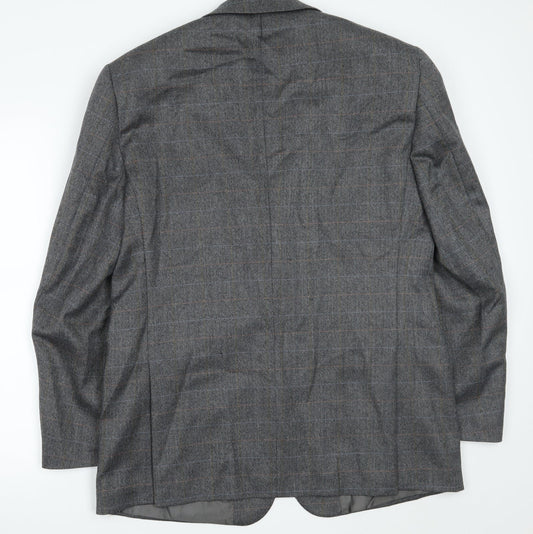 Brook t Mens Grey Jacket Suit Jacket
