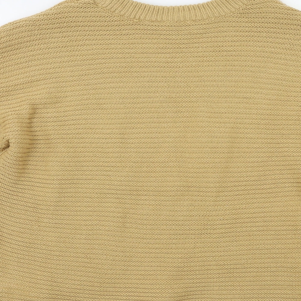 Dorothy Perkins Womens Beige Pullover Jumper Size 8