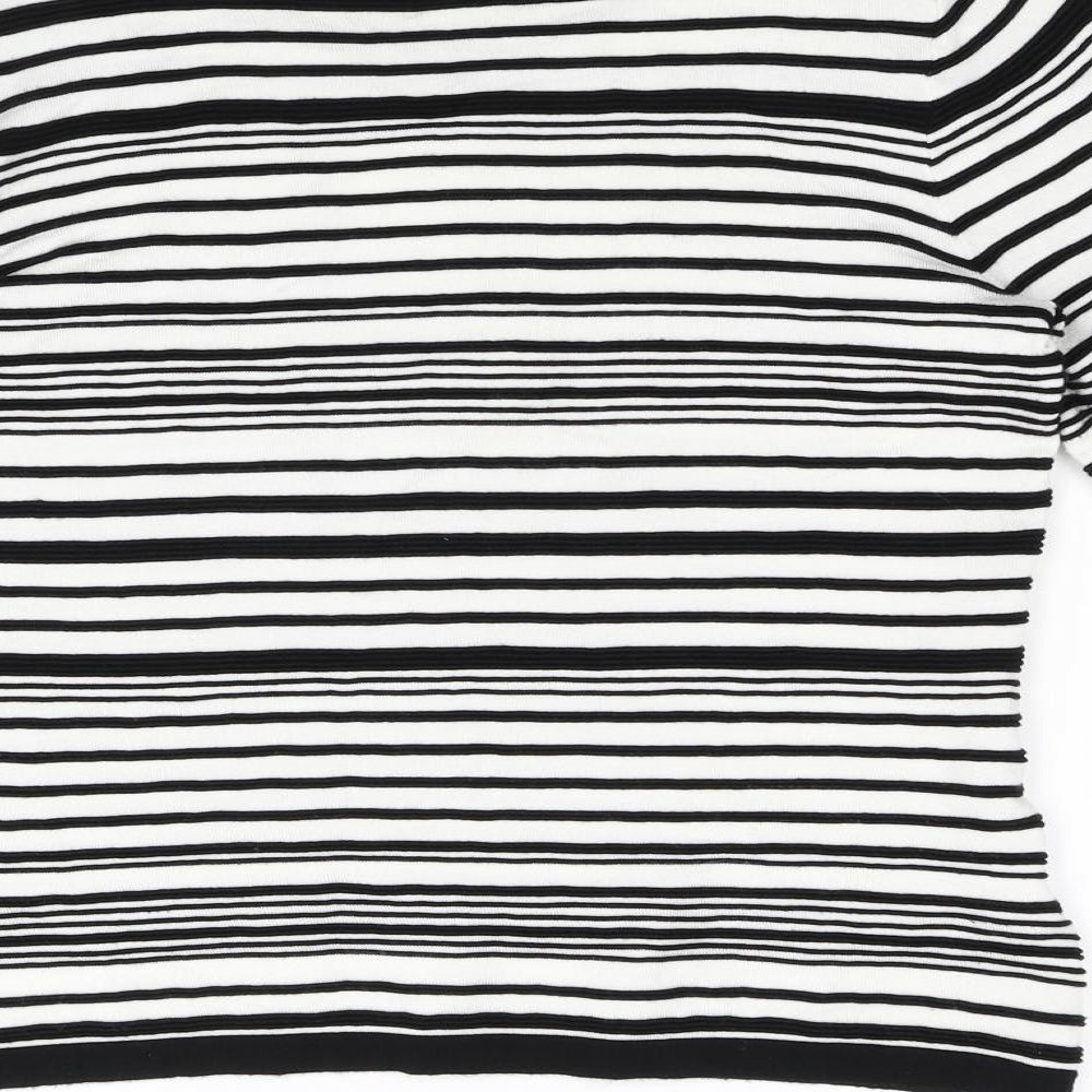 CC Womens Multicoloured Striped Knit Pullover Jumper Size S