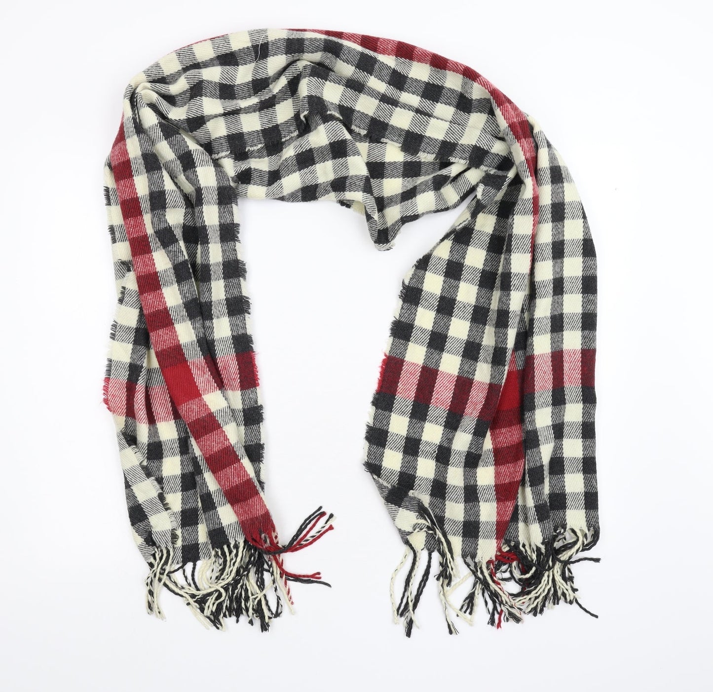 Primark Unisex Multicoloured Check Scarf