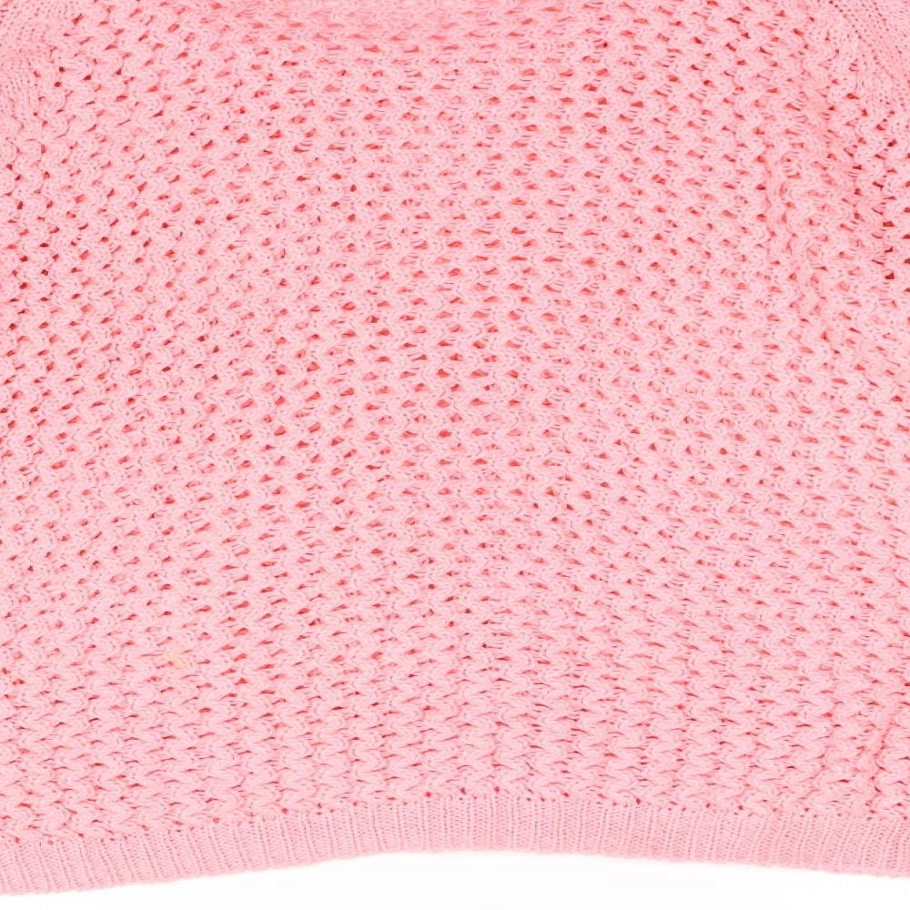 H&M Womens Pink Knit Pullover Jumper Size L