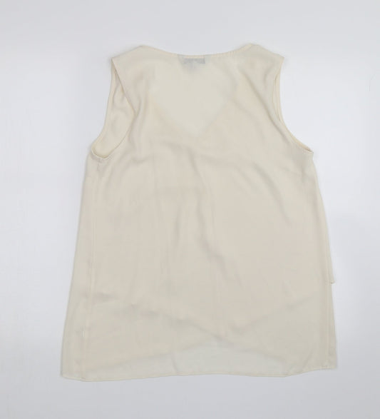 NEXT Womens Ivory Basic Blouse Size 10