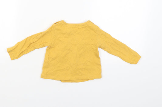 TU Girls Yellow Pullover Jumper Size 3-6 Months