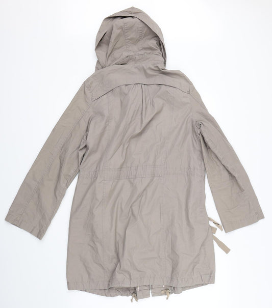 Denim Co Womens Grey Jacket Coat Size 10