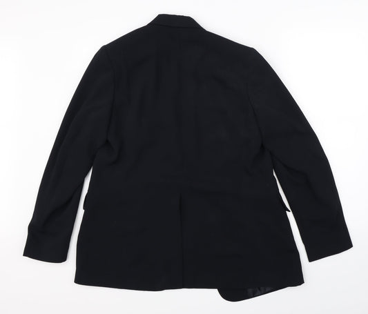 Mandate Womens Black Jacket Suit Jacket Size 14