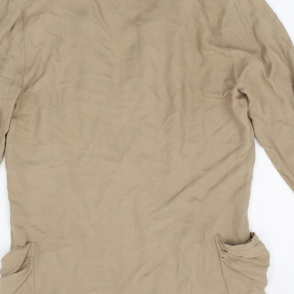 New Look Womens Beige Cardigan Jumper Size 8