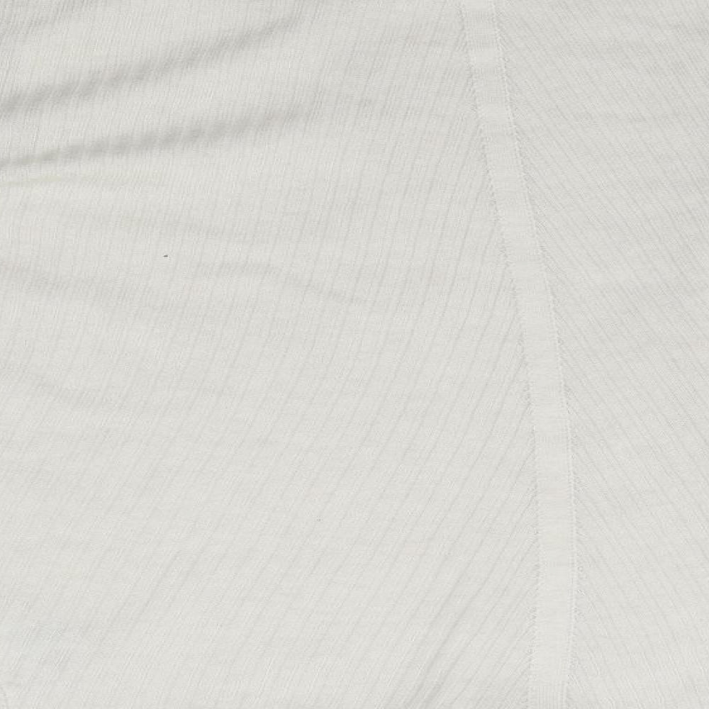 George Womens White Wrap Jumper Size 16