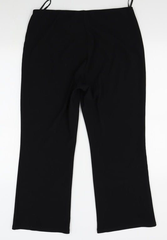 Vidavi Womens Black Trousers Size 16 L25 in