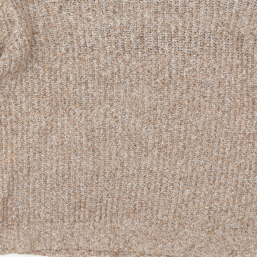 Primark Womens Brown Knit Pullover Jumper Size 6