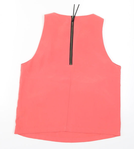 Topshop Womens Pink Basic Tank Size 12