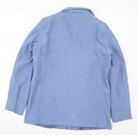 Sarah Hamilton Womens Blue Jacket Size 10