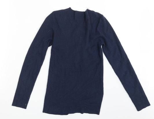 Latetitia Mem Womens Blue Basic T-Shirt One Size